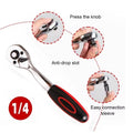 72 Teeth Ratchet Wrench 14" with Extending Handle for Precise Repairs