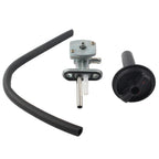 Fuel Valve Petcock & Lever Screw for Kawasaki Prairie 400 KVF400 (1999-2002)