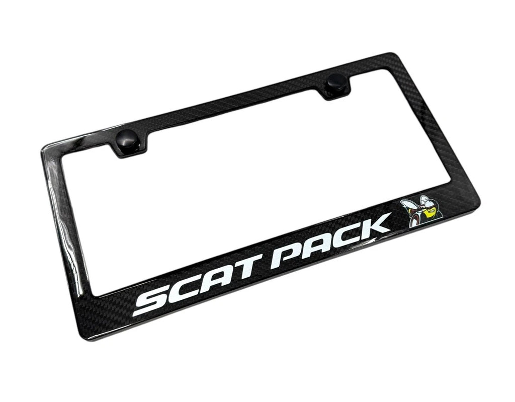 ABS License Plate Frame Real Carbon Fiber for Dodge Charger (2015–2023)