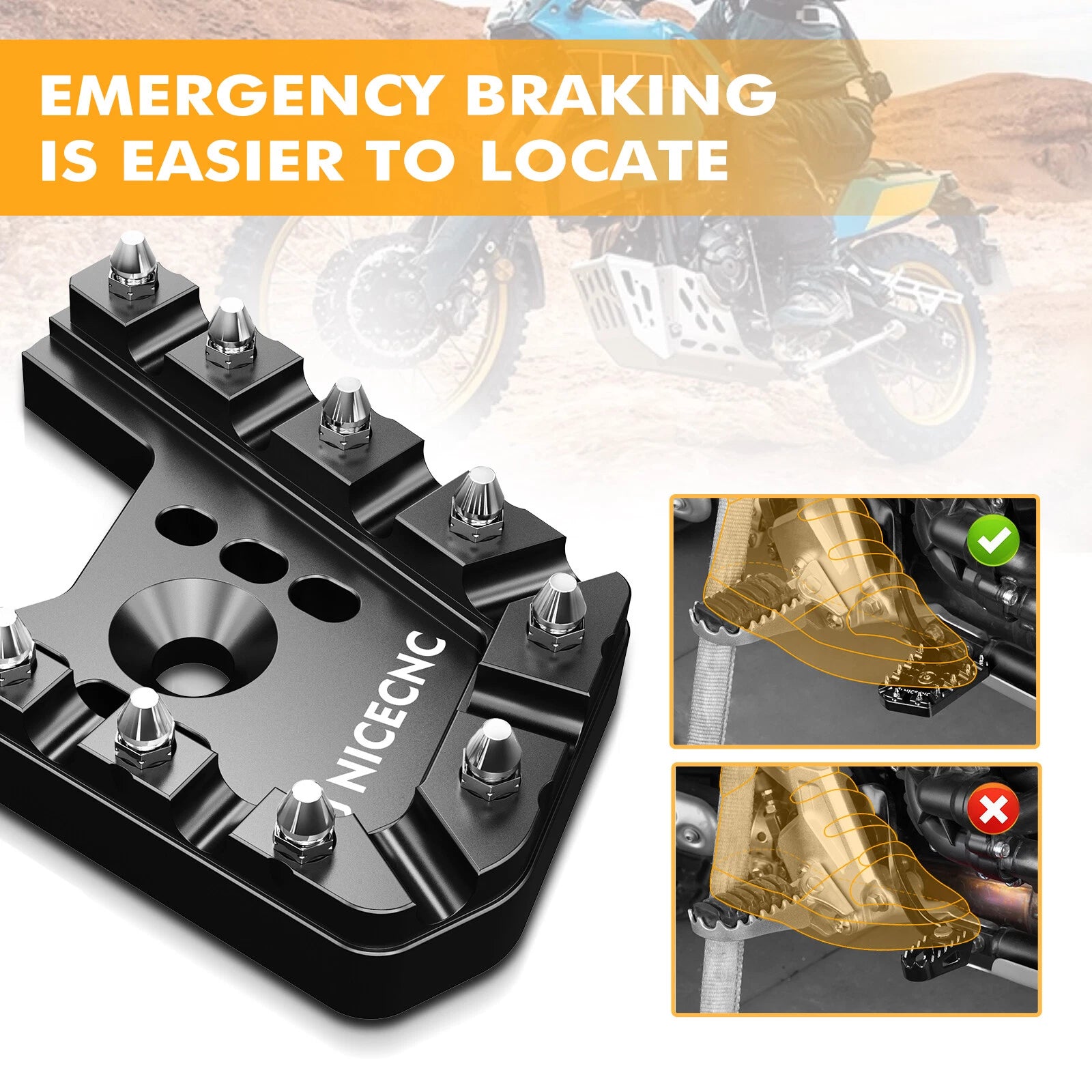 Brake Lever Pedal Extender for Yamaha Tenere 700 XTZ700 XTZ07 (2019–2024)