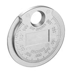 Coin Style Gap Gauge Tool for Measuring Small Gaps (0.02 to 0.1 Inches)