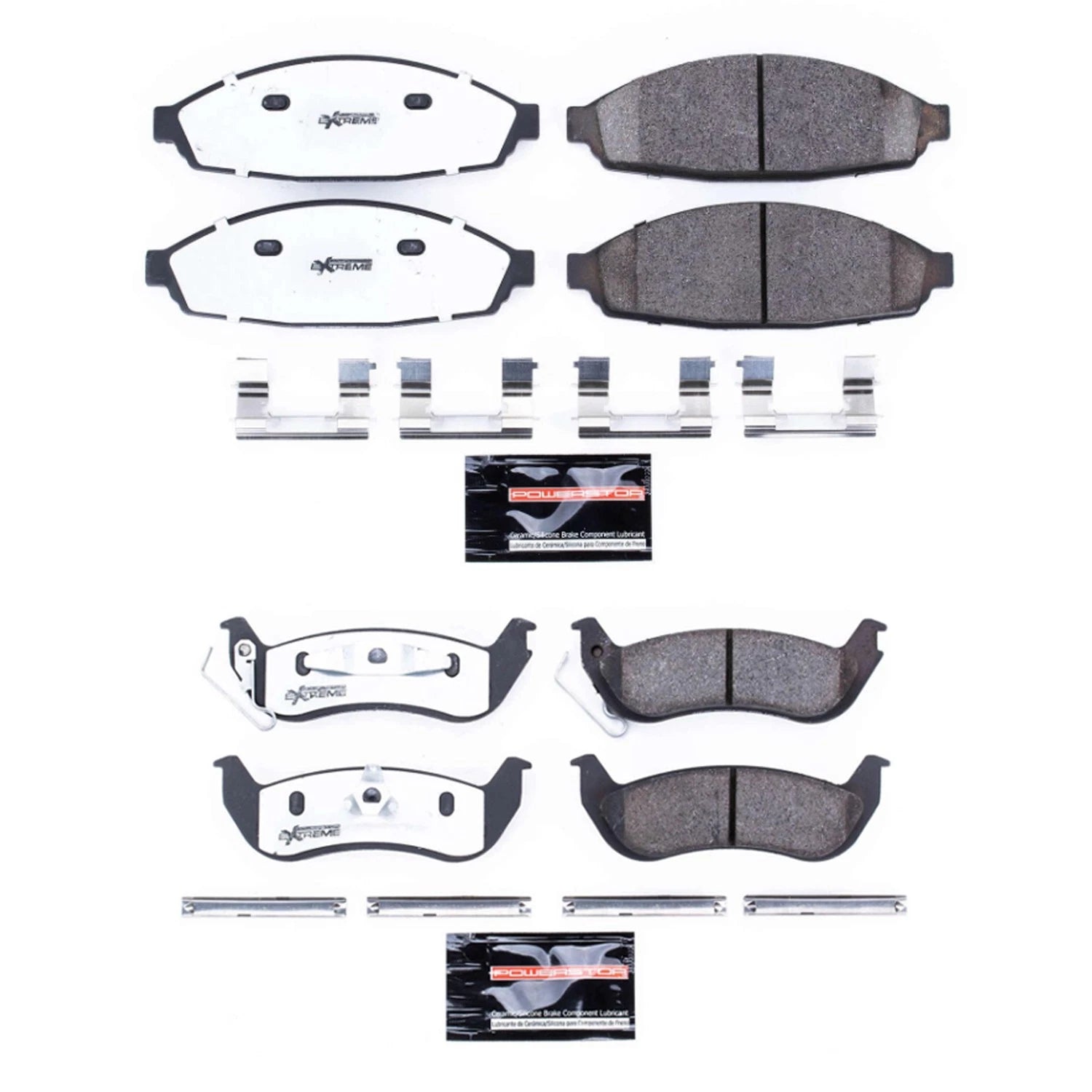 PowerStop Z26 Carbon-Fiber Ceramic Brake Pads Kit for Crown Victoria (1992–2011)