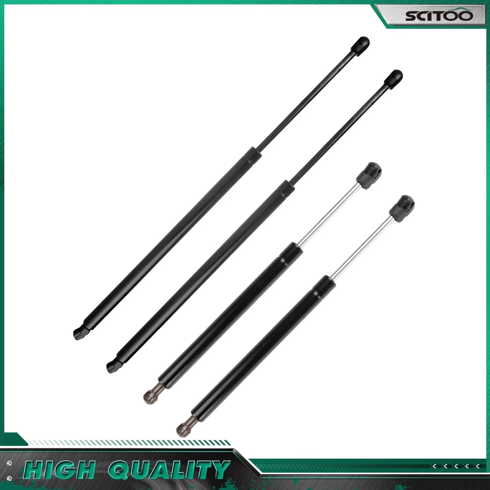 Set of 2 Tailgate Hatch Hood Lift Supports for Infiniti QX56 (2004–2010)