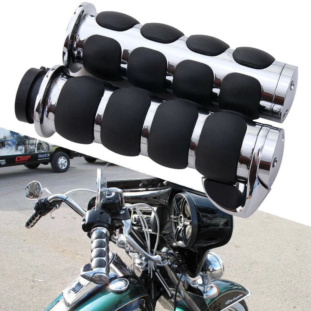 1" Motorcycle Handlebar Hand Grips for Harley Touring Street Electra Road