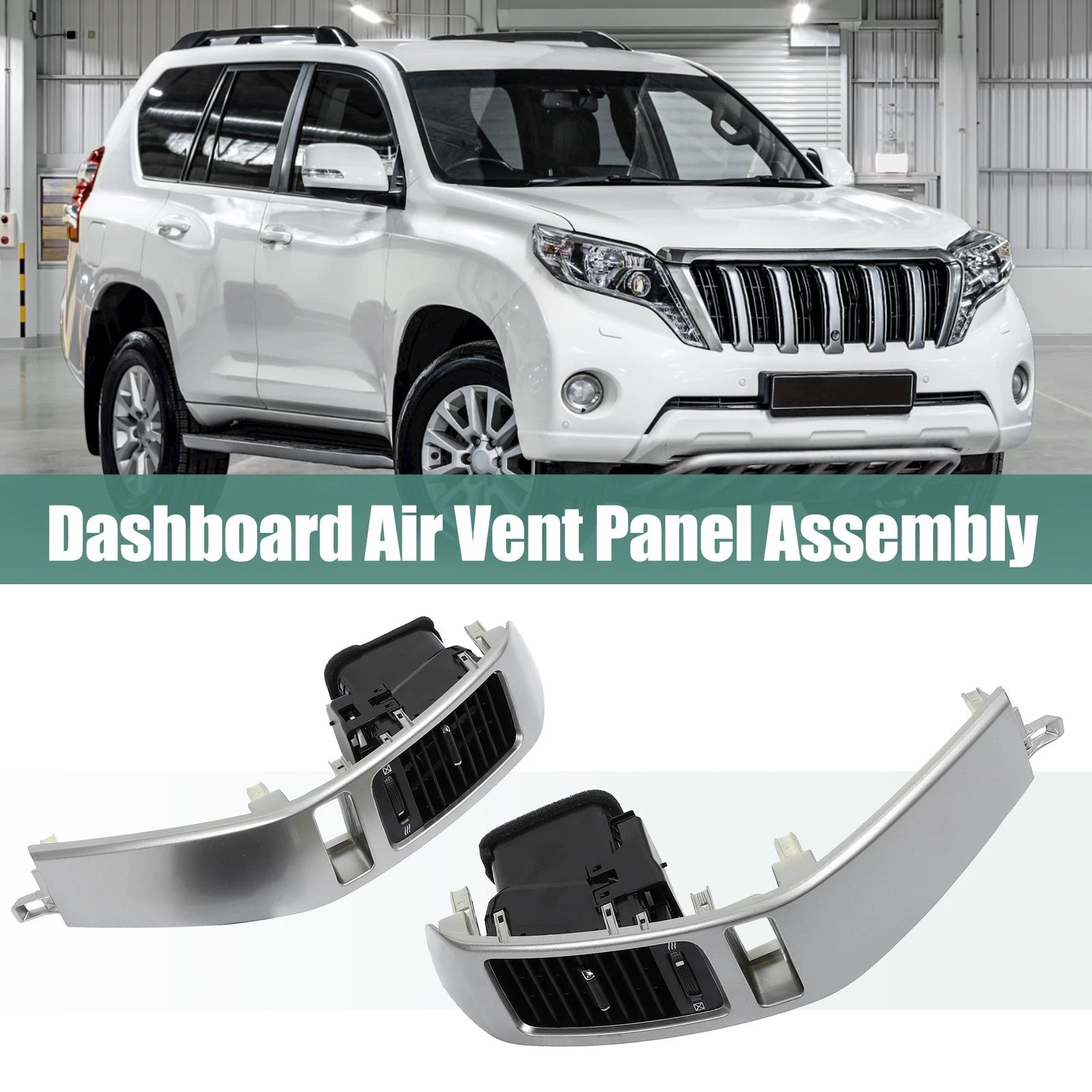 Pair Center A/C Air Vent Outlet Panel Assembly for Toyota Land Cruiser Prado (2003–2009) 723115335729
