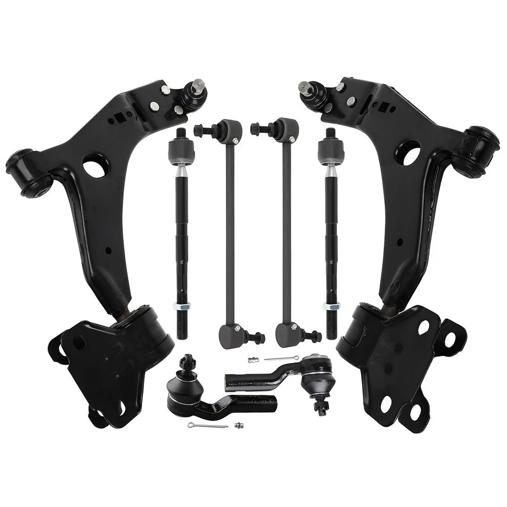 Set of 8 Front Control Arm Ball Joints Tie Rods for Ford Escape (2013–2018)
