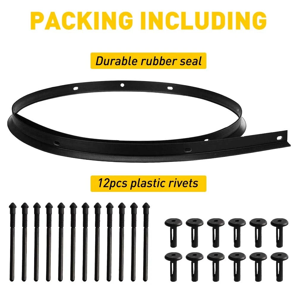 Front Hood Bumper Weatherstrip Seal for Dodge Challenger (2008-2022)