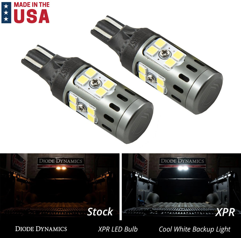 921 XPR White LED Reverse Bulbs Replacement for Diode Dynamics 2017–2022