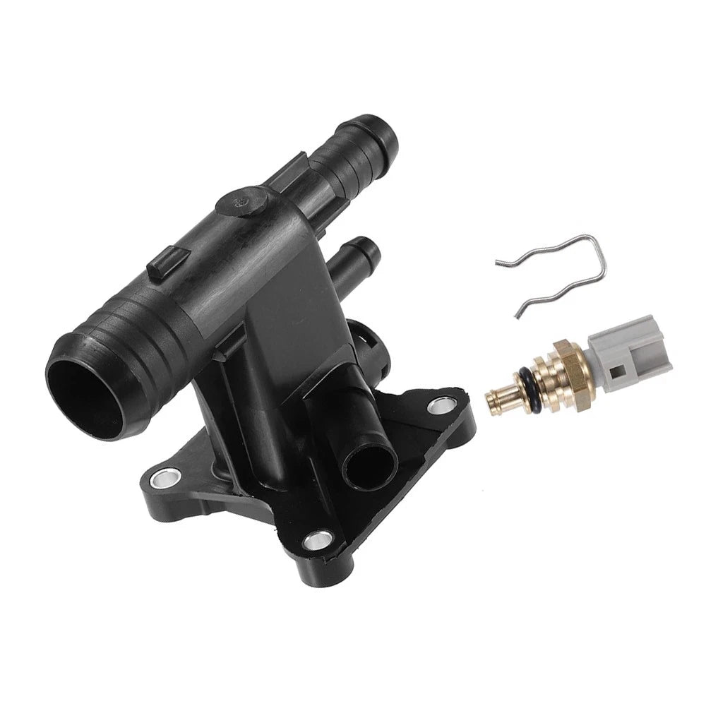 Engine Coolant Water Outlet w/ Temp Sensor for Ford 2.0 EcoBoost (2015–2020)