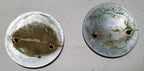 Set of 2 Gold Cougar Caliente Emblems for Mercury Cougar (1991–1997)