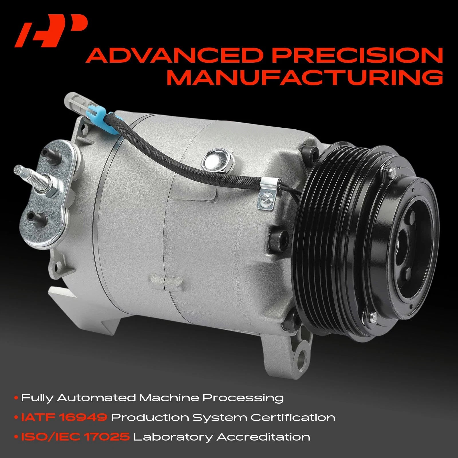 A/C Compressor with Clutch for Chevrolet Malibu (2008-2012)