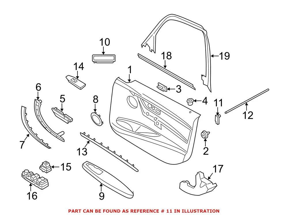 Courtesy Light for BMW (1977–1984) 63319353133