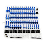 Complete Fairing Bolt Fasteners Kit for Yamaha - Blue