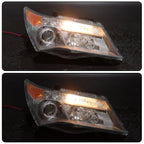 Headlight Assembly Pair for Acura MDX (2007–2009) HID Black