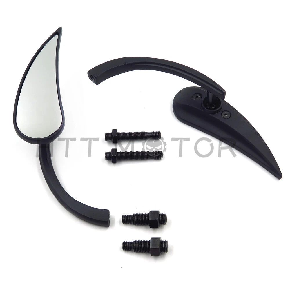 Teardrop Rad II Rearview Mirror for Harley Street Sportster