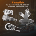 Engine Motor & Automatic Trans Mount for Chevrolet Malibu (2016-2018)