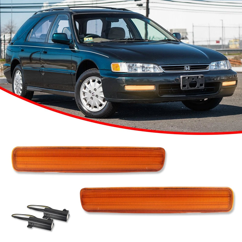 2X Sequential Amber LED Signal Lights for Honda Accord (1996–1997)