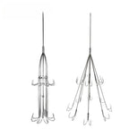 8 Claw Squid Hook Umbrella Style Double Layer Stainless Steel Sea Gear