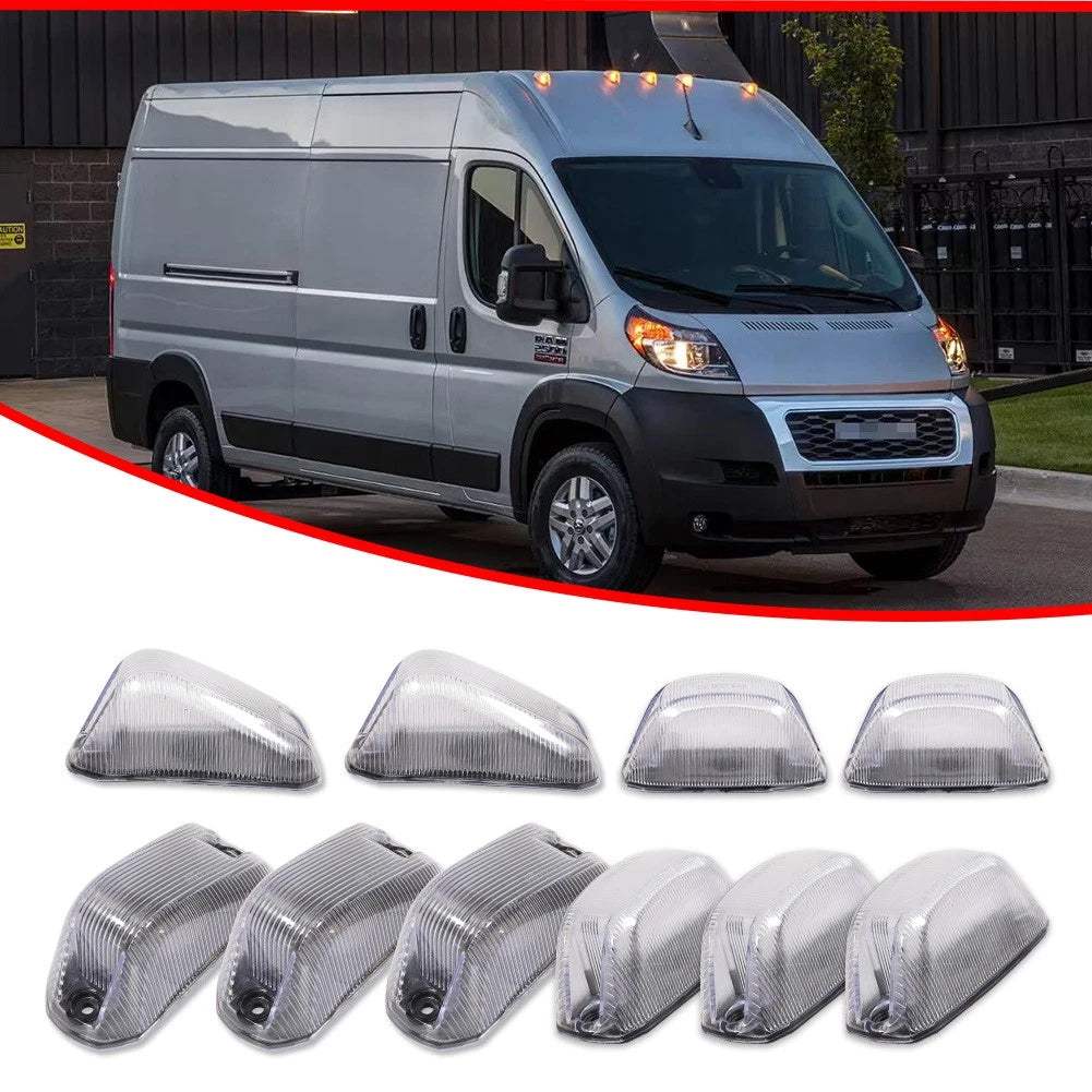 10X Cab Roof Marker Running Lights for Ram ProMaster 1500 2500 3500 (2014–2023)