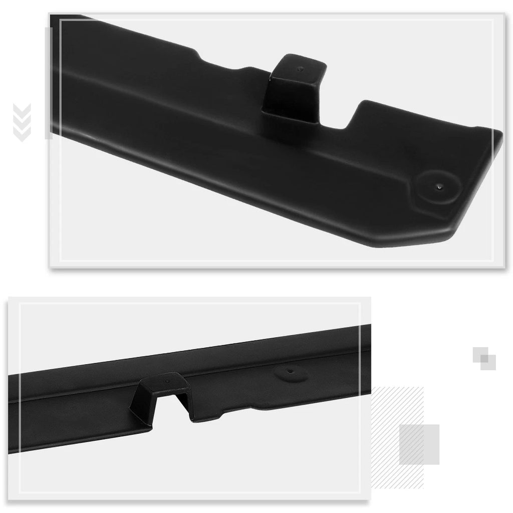 Set of 2 Matte Side Skirts Splitter Extensions for Ford Mustang (2010–2014)