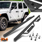 Set of 2 Round Step Bar Running Boards for Jeep Wrangler JL (2018–2024)
