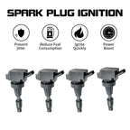 4X Ignition Coil for Hyundai Tucson (2018–2021), Sonata (2015–2019), Santa Fe (2019–2020)