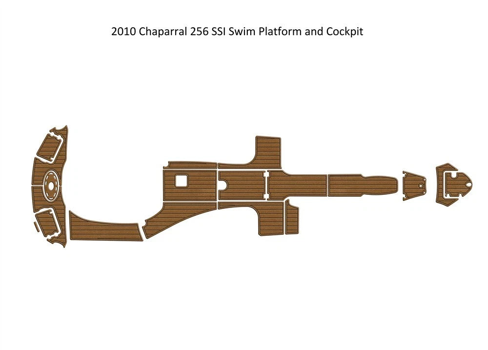 EVA Foam Teak Deck Flooring for Chaparral 256 SSI (2010)