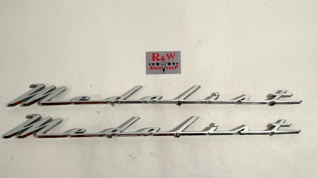 Fender Script Emblems Badge Ornament for Mercury Medalist (1956–1956)