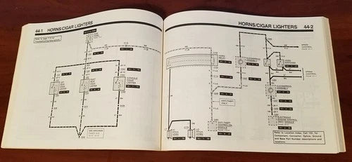 Electrical Vacuum Manual EVTM for Lincoln Mark VII (1992) FPS-12120-92