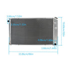 3 Row Aluminum Radiator for Chevy Truck Blazer (1973–1991)