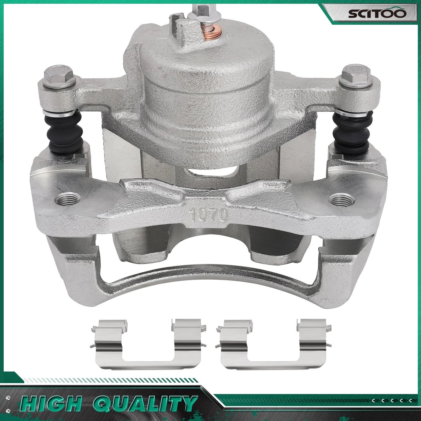 Front Left Brake Caliper with Bracket for Chevrolet Spark EV Pontiac G3 (2013–2014)