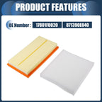Set of 1 Engine Air Filter No. 17801F0020 for Toyota RAV4 Hybrid (2019–2022)