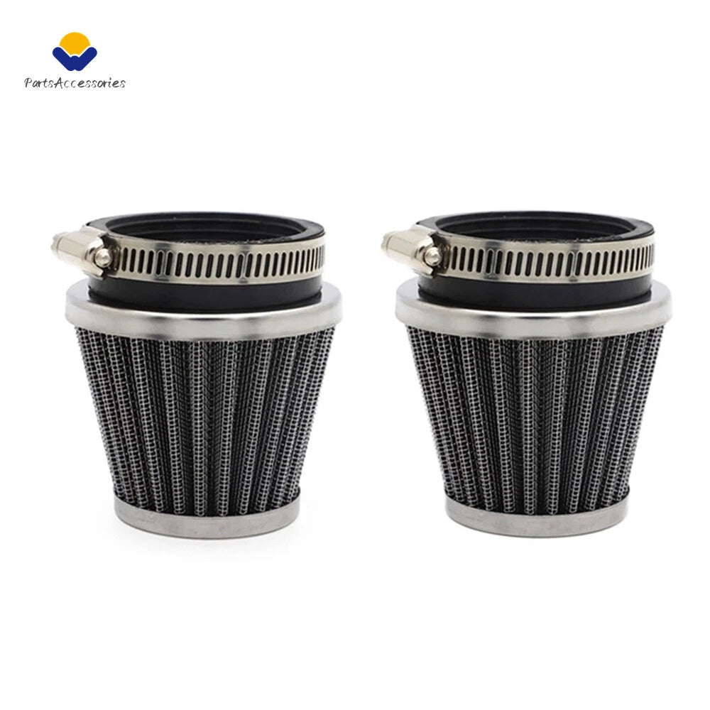 2X 54mm Air Filter Pod Cone for Honda Yamaha Suzuki (Universal)
