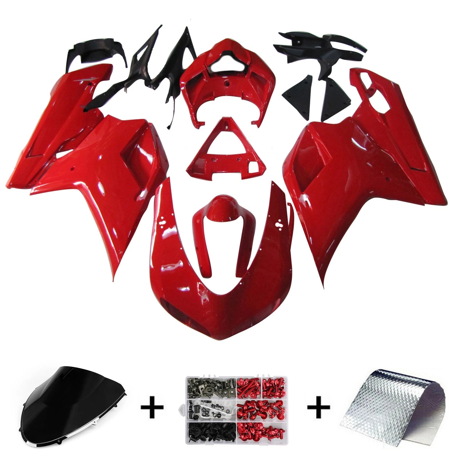 Fairing Kit Bodywork ABS Injection for Ducati 1098 (2007–2011)
