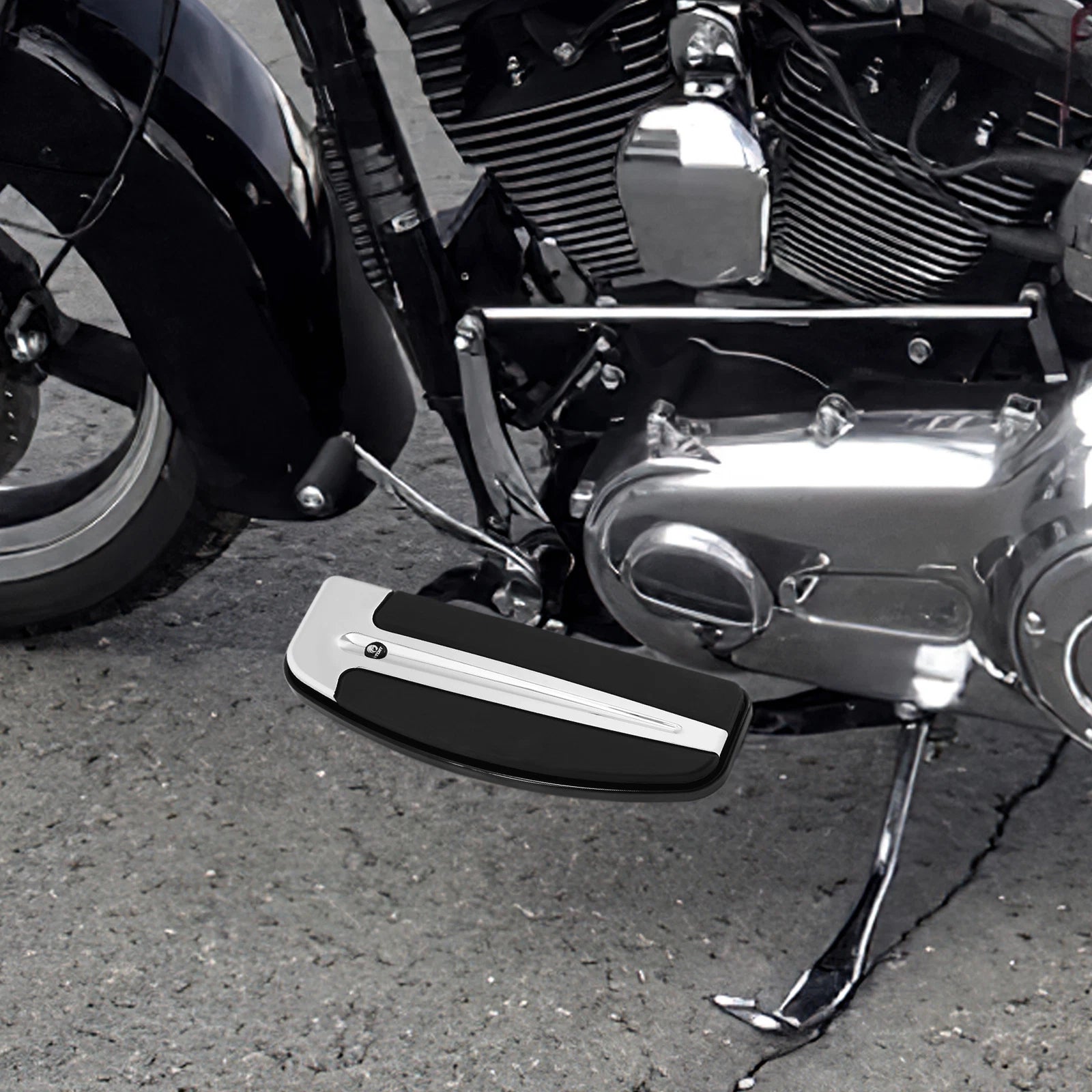 Floorboards Footboard Pegs for Harley Softail Fatboy Dyna (1986–2017)