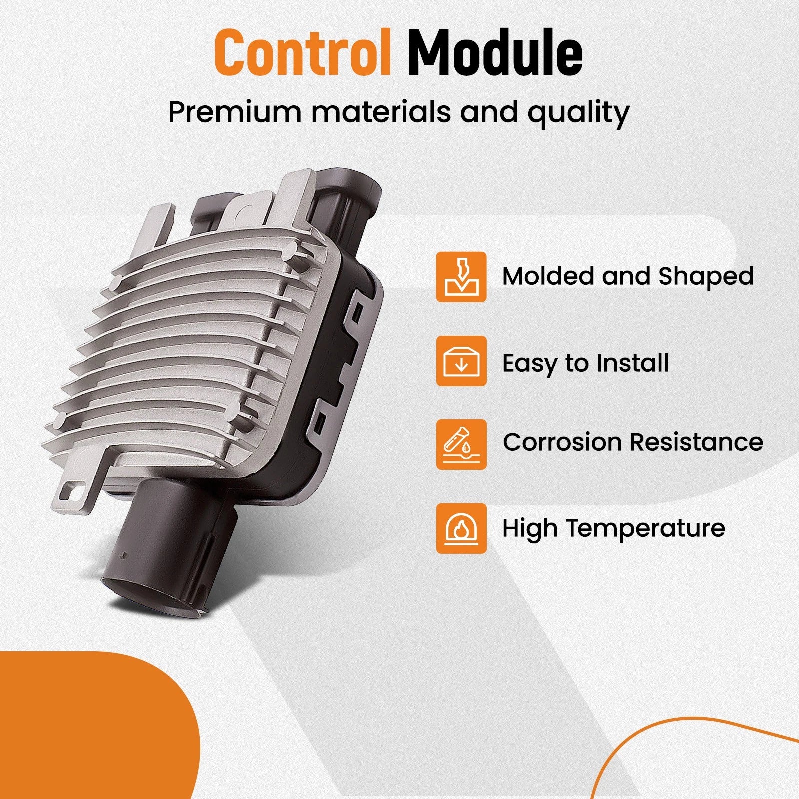 Cooling Fan Control Module Relay 2Fan ECU for Volvo V40 V70 (2012–2016, 2008–2013)