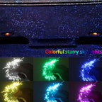 1200pcs 0.75mm 3m Fiber Optic LED Twinkle Star Light for Home Car Headliner