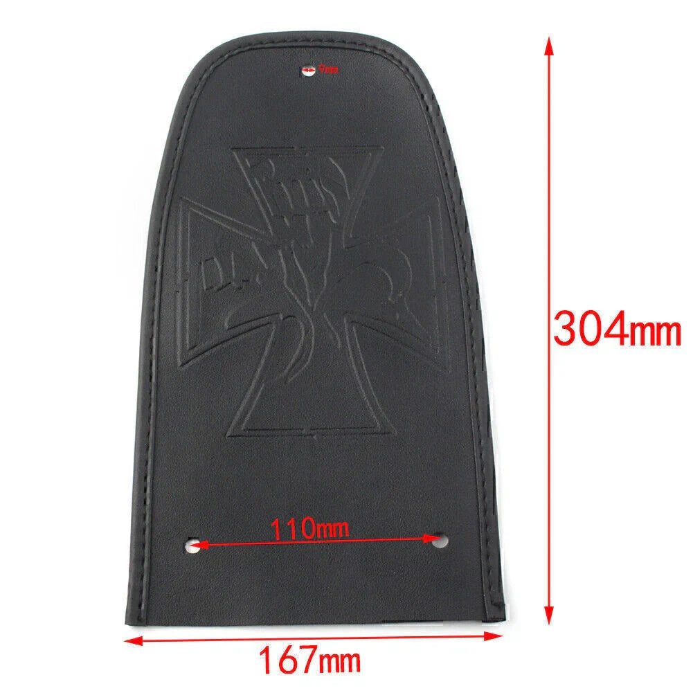 PU Rear Fender Bib Solo Seat Black for Harley Road Glide (2015-2023)