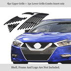 Stainless Black Billet Grille Insert for Nissan Maxima (2015-2018)