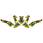 3D Team Graphics Decals Stickers Kit for Yamaha Zuma 125cc (2009–2014)