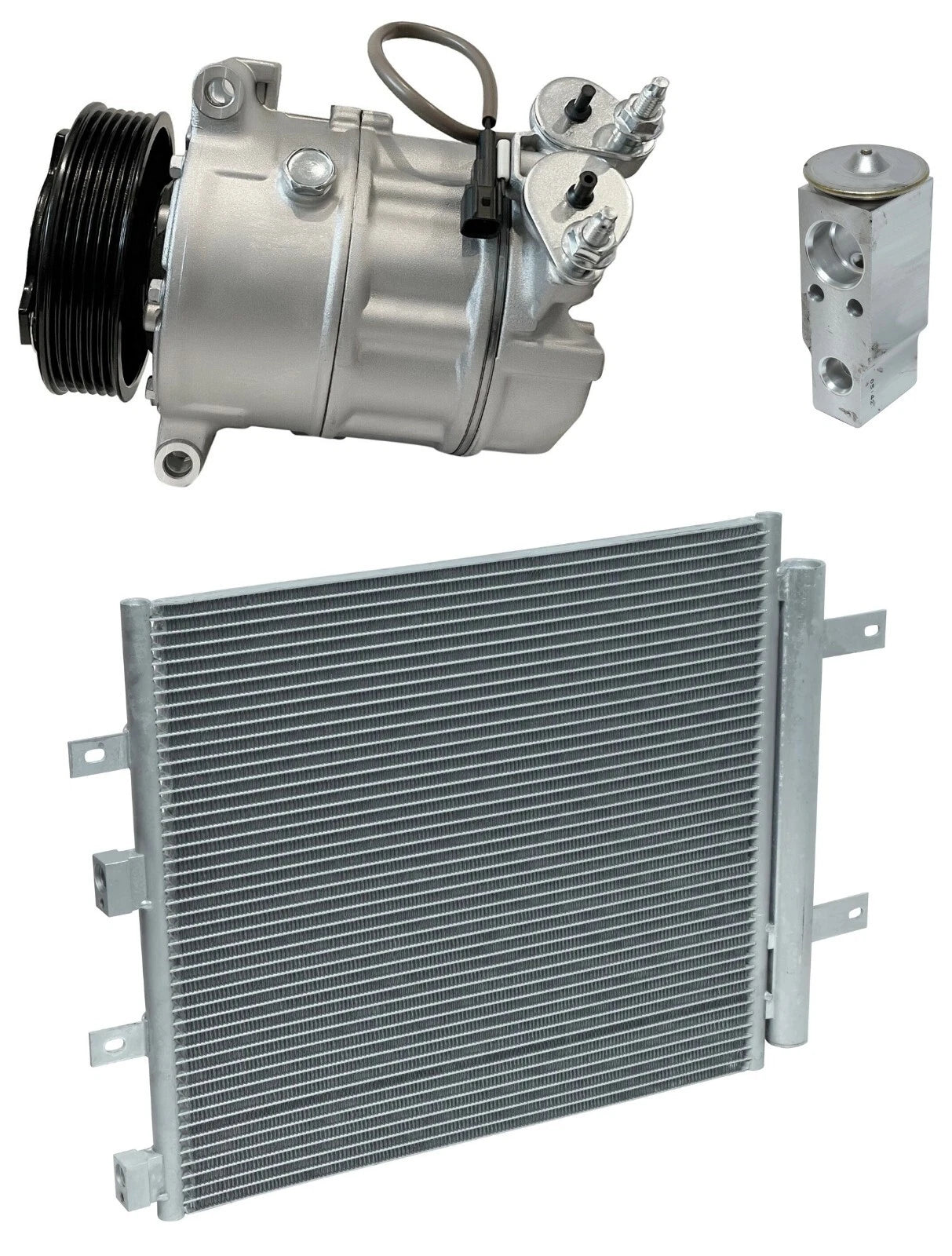 AC Compressor Kit With Condenser for Jaguar XK 5.0L (2010–2010)