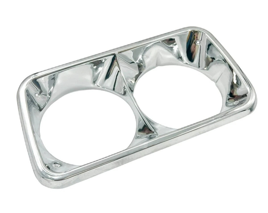 Headlamp Bezel Chrome Front Left Right Pair for 1969–1972 GMC Pickup Truck