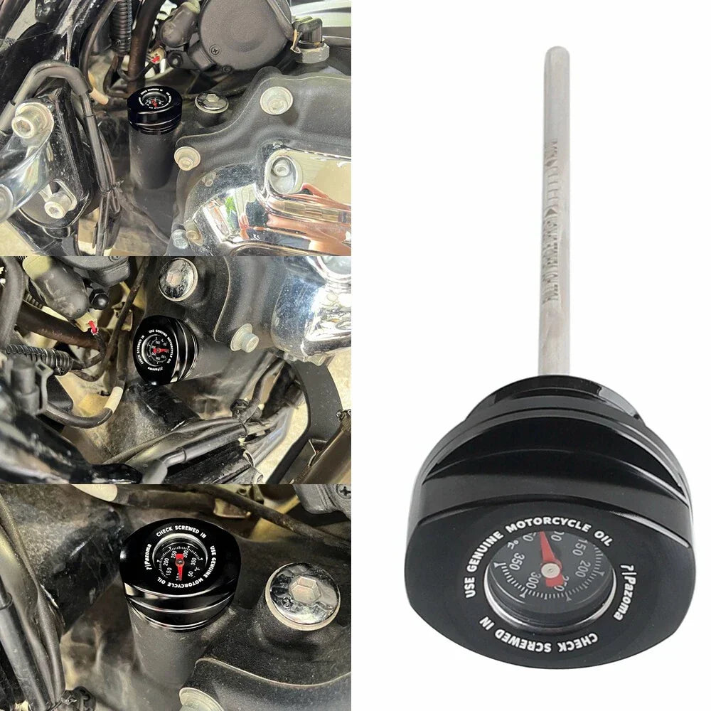 Oil Temperature Dipstick for Harley Road King FLHR FLHRXS FLHP FLHTP (2001-2023)