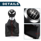 6 Speed Shift Knob with Boot Cover No. 8K0863278H for Audi A5 (2007–2017)