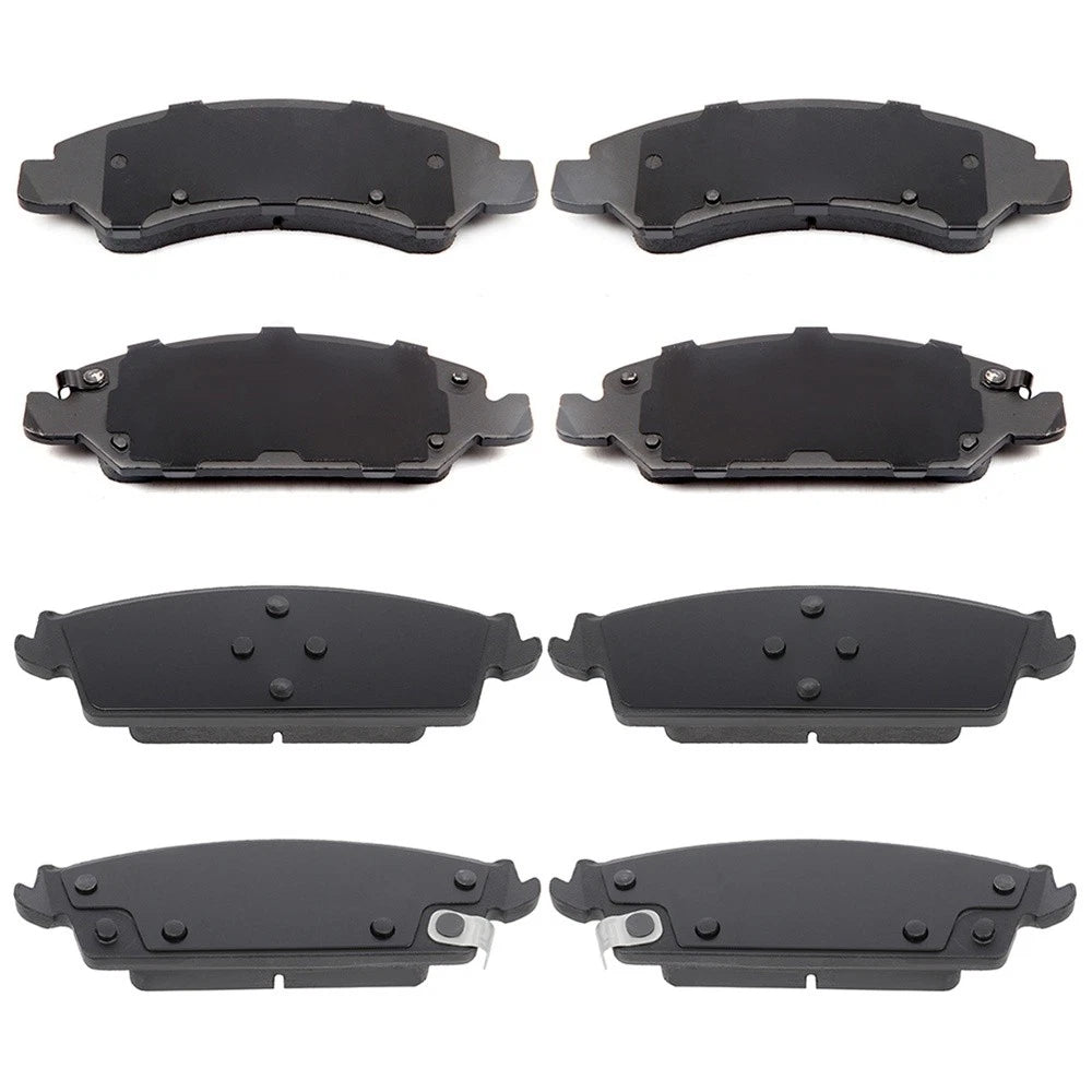Set of 8 Ceramic Brake Pads for Chevrolet Suburban (2015–2019)