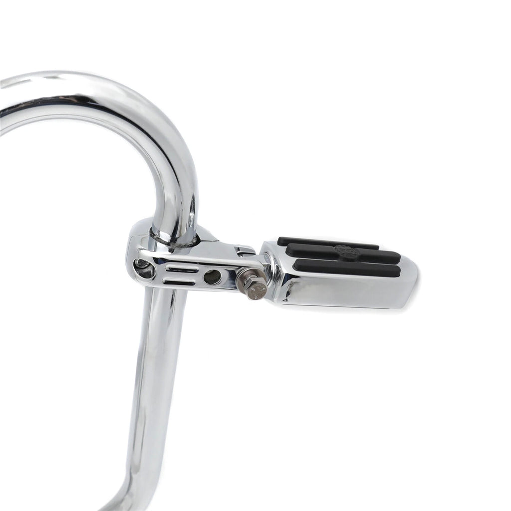 Chrome Streamliner Skull FootPeg Kit for Honda GL1800 VT750 (2001–2023)