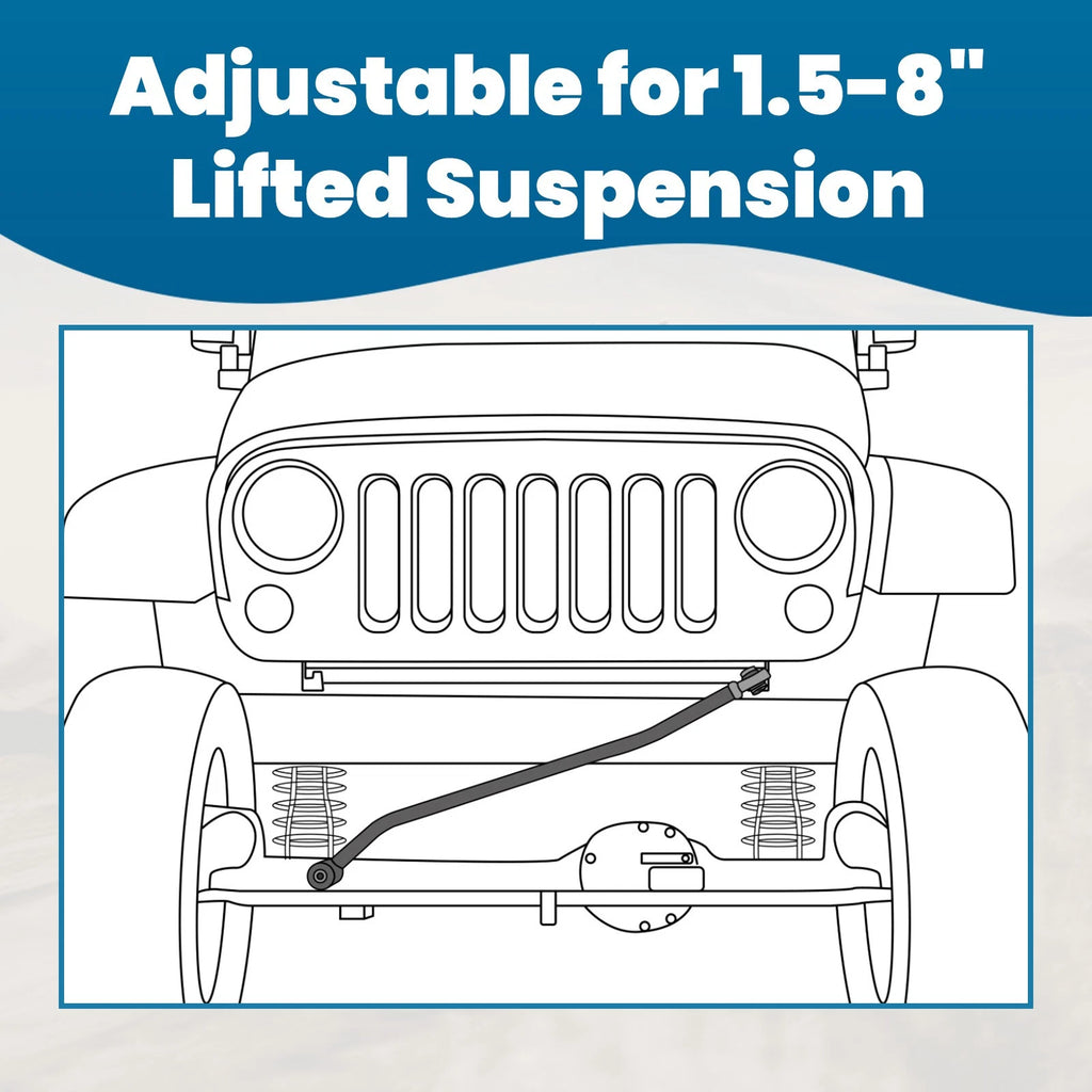 Adjustable Front Track Bar for Ford F250 F350 Super Duty (2017–2022) 4WD