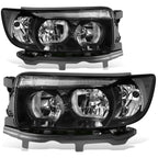 Factory Style Black Housing Clear Corner Headlights for Subaru Forester (2006–2008)