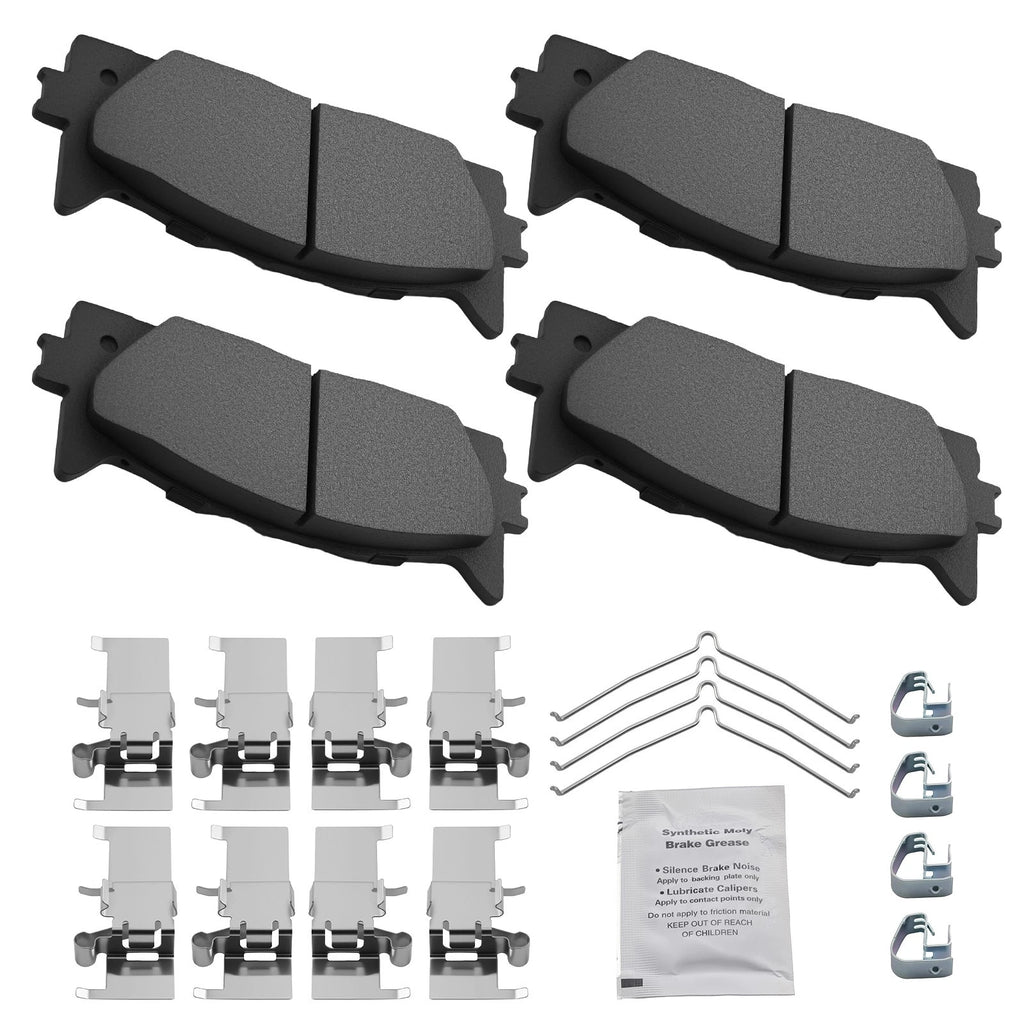 Set of 4 Front Brake Pads for Lexus ES300h ES350 Toyota Avalon Camry P1293 D1293