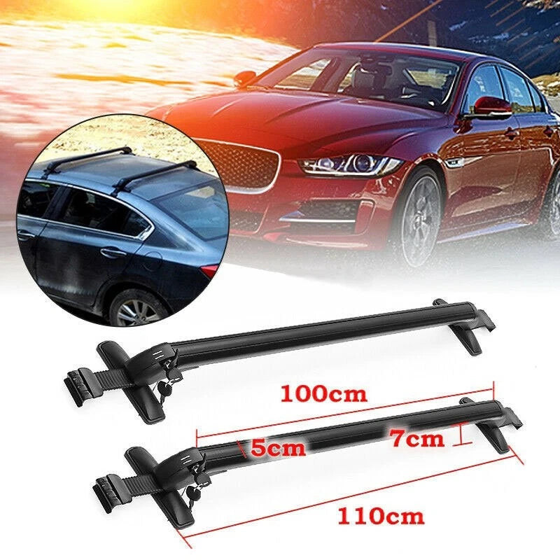 Adjustable Roof Rack Cross Bar Carrier for Car (Fits Various Models)